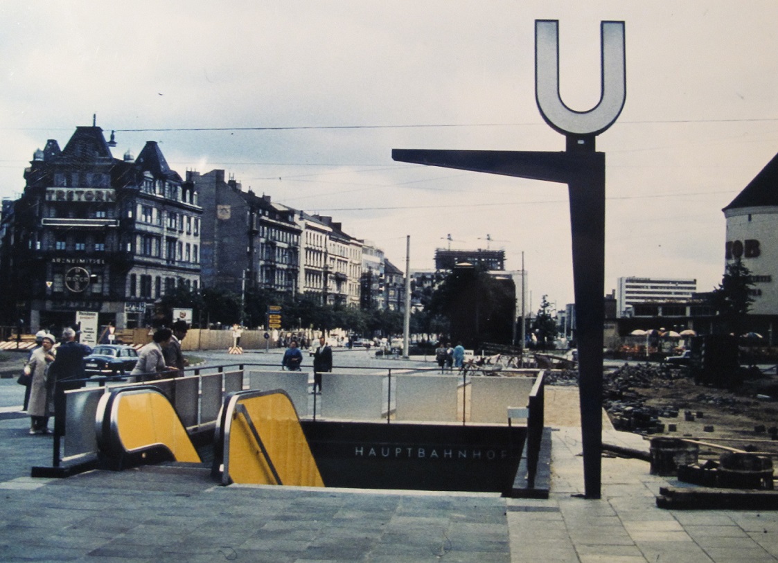 Hamburg, U-Bahn-Station am Hauptbahnhof (Bild: Archiv F. Grundmann)