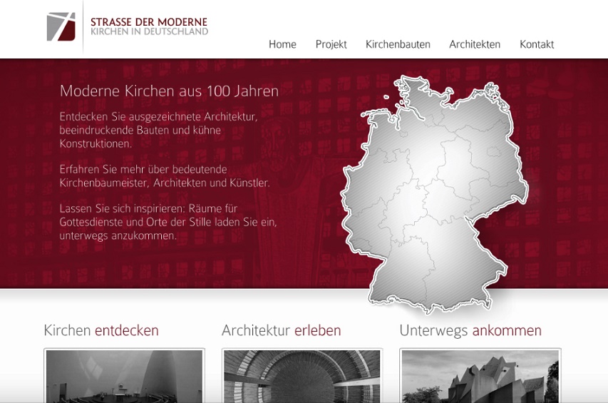 5_Strasse der Moderne, Homepage