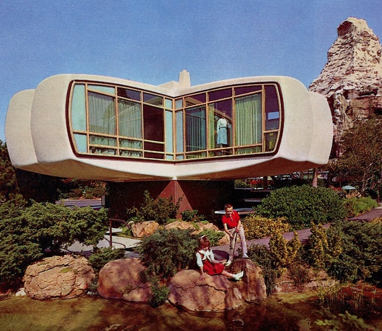 House of the Future, 1957-67 im californischen Disneyland  (Bild: Archiv Institut für Bauen mit Kunststoffen)