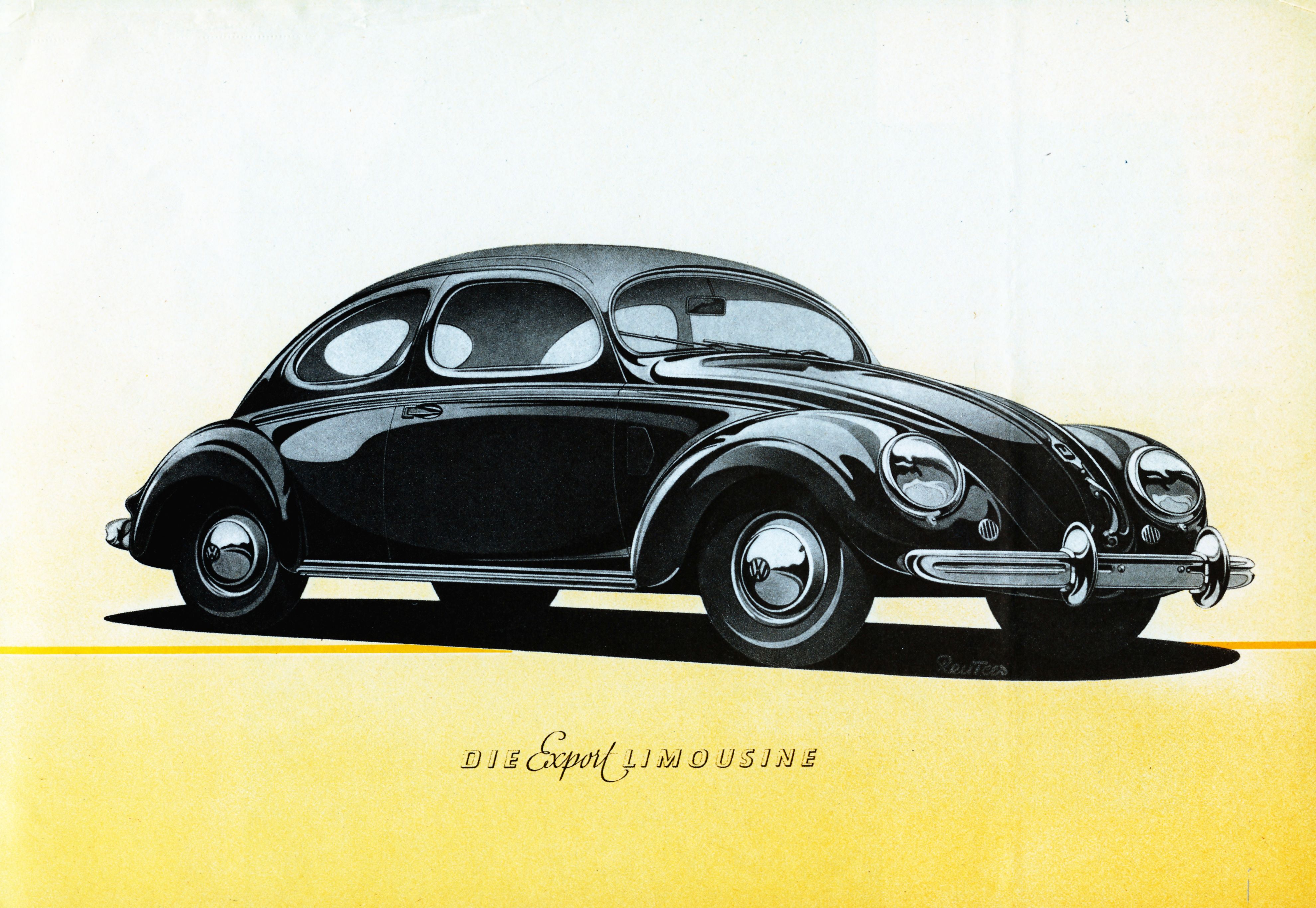 VW Käfer Prospekt 1951 (Archiv Oldtimer Markt)