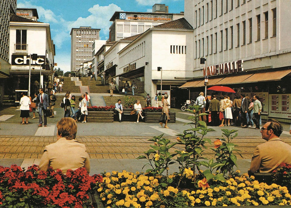 Kassel, Treppenstraße (Bild: historische Postkarte, Bild-Druck & Verlag GmbH, Lübeck)