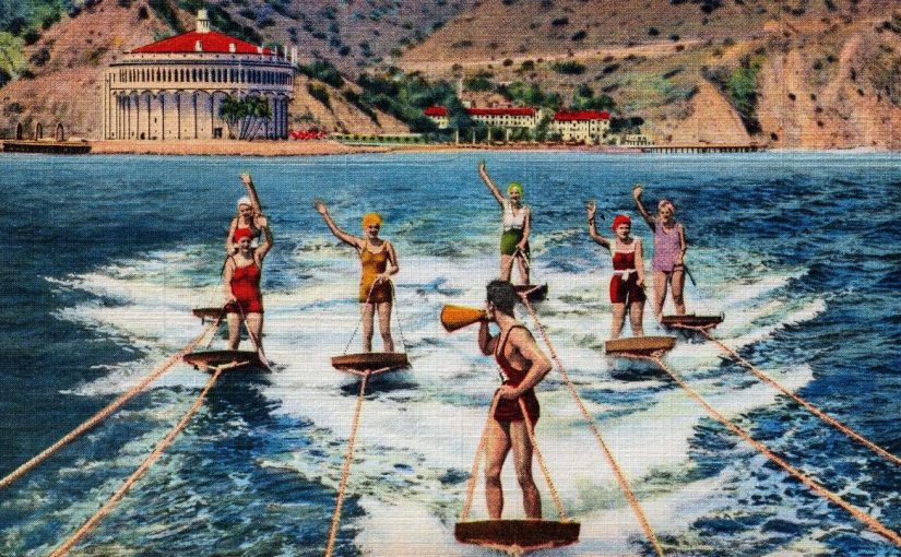 Aquaplaning, Santa Catalina Island, California, 1935 (Bild: © Courtesy Wagener-Erganian Collection)