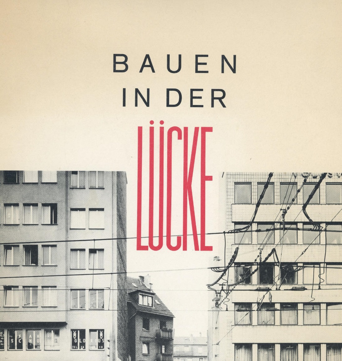 Titelblatt der Kölner BDA-Publikation "Bauen in der Lücke" von 1984 (Bild: Cover)