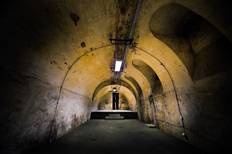 Berlin, Gewölbe der ehemaligen Oswald-Brauerei, Brunnenstraße, Berlin-Mitte (Bild: Frieder Salm)