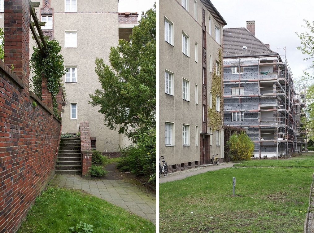 Berlin-Schmargendorf, Siedlungsbauten zwischen Orber und Salzbrunner Straße, 2017 (Bilder: Christopher Falbe)