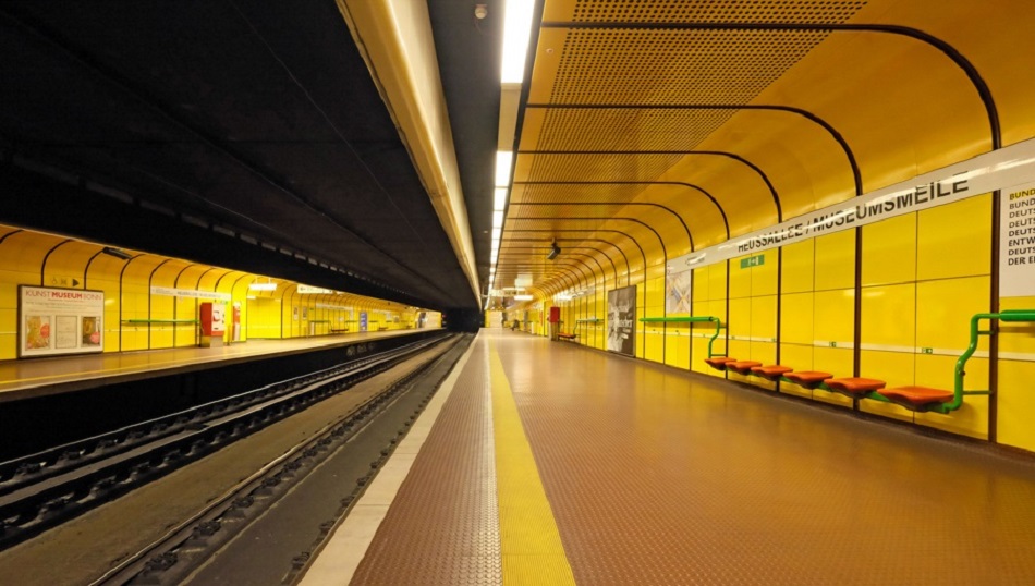 Bonn, U-Bahnstation Heussallee (Bild: Initiative Kerberos, 2017)