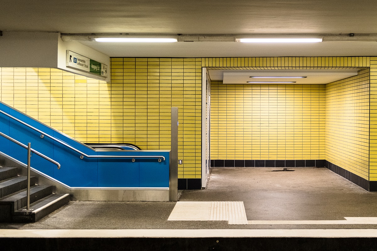 Hamburg, U-Bahnhof Lübecker Straße (Bild: Gregor Zoyzoyla, 2020)
