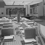 Dresden, Modell der Prager Straße in der Ausstellung "Kulturvoll leben in sozialistisch gestalteter Umwelt", Planungsstand 1969 (Bild: SLUB Dresden/Deutsche Fotothek, Foto: Krentzlin)
