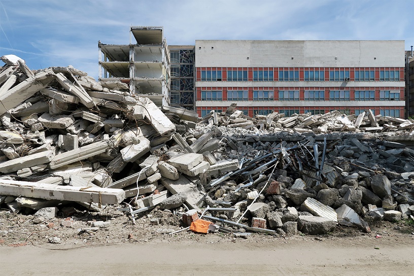 Dresden, Abbrucharbeiten auf dem Robotron-Gelände (Bild: © Martin Maleschka)