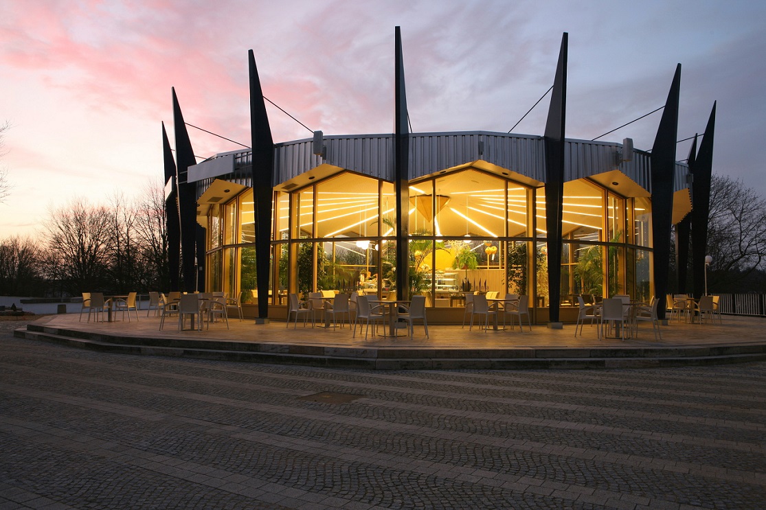Erfurt, Rundpavillon im egapark (Bild: Spangenberg + Braun)