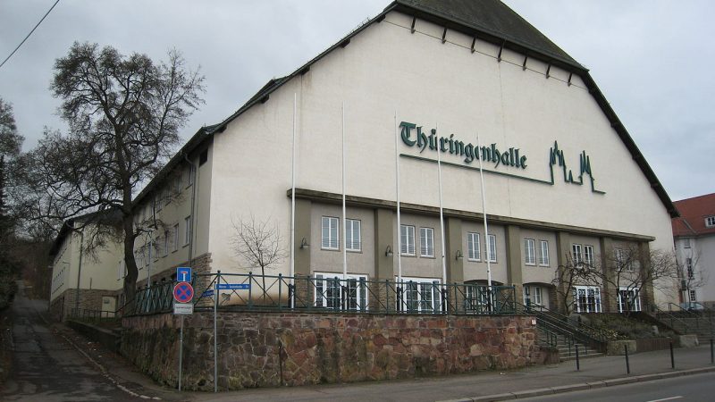 Erfurt, Thüringenhalle (Bild: Giorno2, CC BY-SA 4.0)