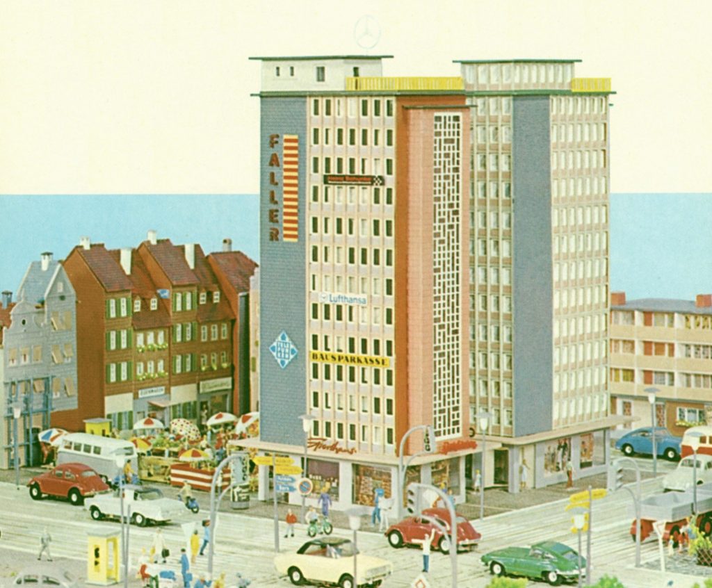 Faller-Bausatz "Hochhaus" (Bild: historischer Katalog)