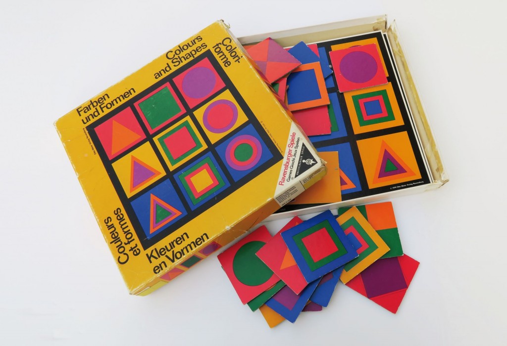 Die Farbgestaltung als Spielfeld: Farben und Formen, ca. 1970 (Bild: Uta Winterhager)