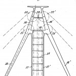 Fördergerüst in Kastenbauweise (Bauart: Hoischen, Patent 1959) (Bild: Archiv W. Buschmann)
