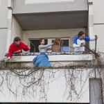 Frühlingsputz in den neu besetzten studentischen Büros (Bild: Heide Fest, 2012)
