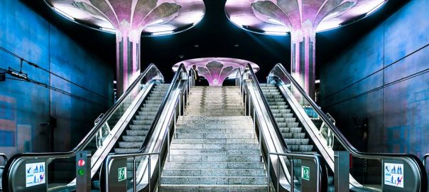 Frankfurt, U-Bahnhof "Westend" (Bild: Gregor Zoyzoyla)