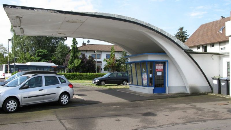 Gießen, Frankfurter Straße Caltex-Tankstelle (Bild: Hessisches Landesamt für Denkmalpflege)