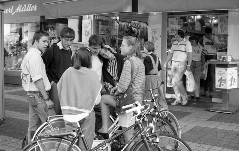 Göttingen, Fußgängerzone, 1988 (Bild: Bundesarchiv B 145 Bild F079093-0028, CC BY SA 3.0.de)