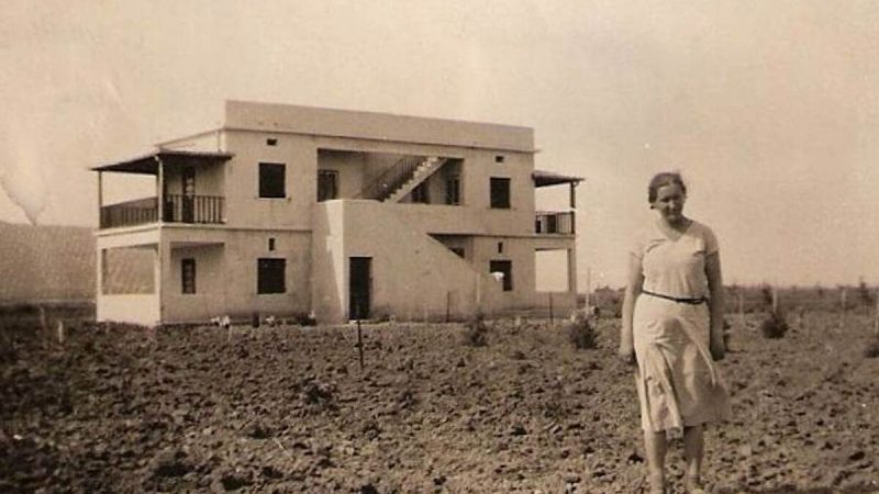 Gründerhaus im Kibbuz Beit Zera, errichtet nach einem Entwurf von Richard Kauffmann (Bild: CC BY SA 4.0, 1928)