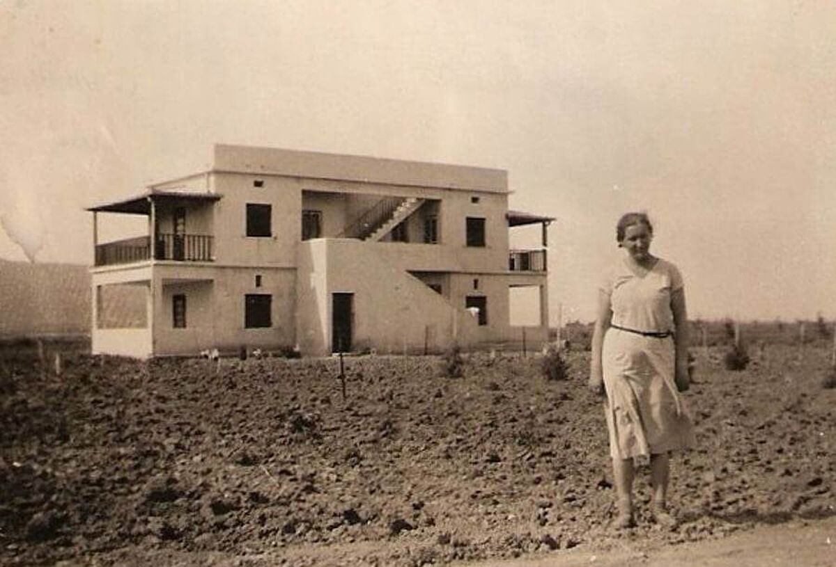 Gründerhaus im Kibbuz Beit Zera, errichtet nach einem Entwurf von Richard Kauffmann (Bild: CC BY SA 4.0, 1928)