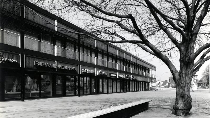 Hamburg, Ladenzentrum Kieler Straße, Werner Kallmorgen, 1963 (Bild: Hamburger Architekturarchiv, Foto: Christian Spindler, ca. 1963)