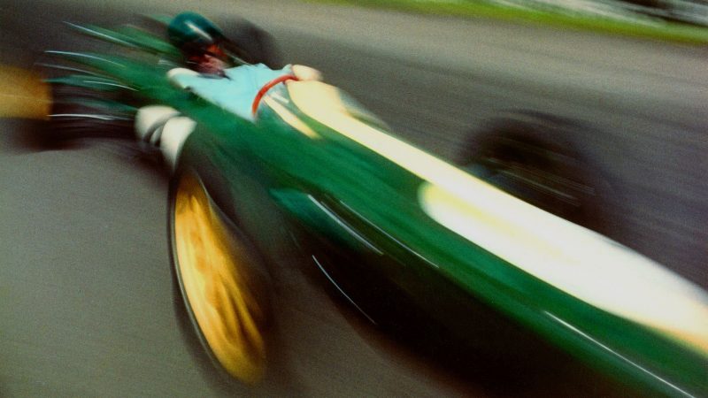 Jim Clark im Lotus, 1963 (Bild: Horst H. Baumann)