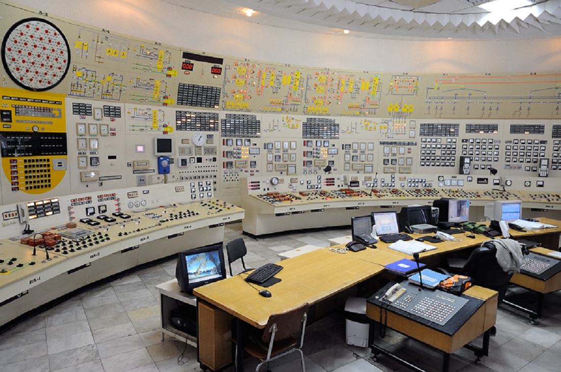 Kozloduy, Kernkraftwerk, Kontrollraum (Bild: Yovko Lambrev, CC BY 3.0, 2009)