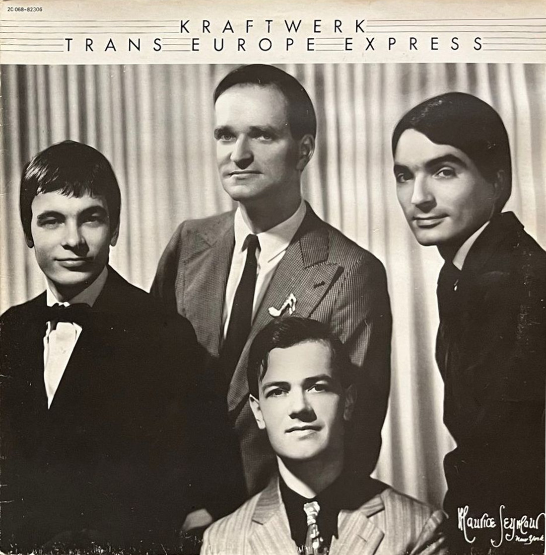 Kraftwerk, Trans Europa Express (englische Version), Original-Plattencover, ca. 1980 (Foto: privat)