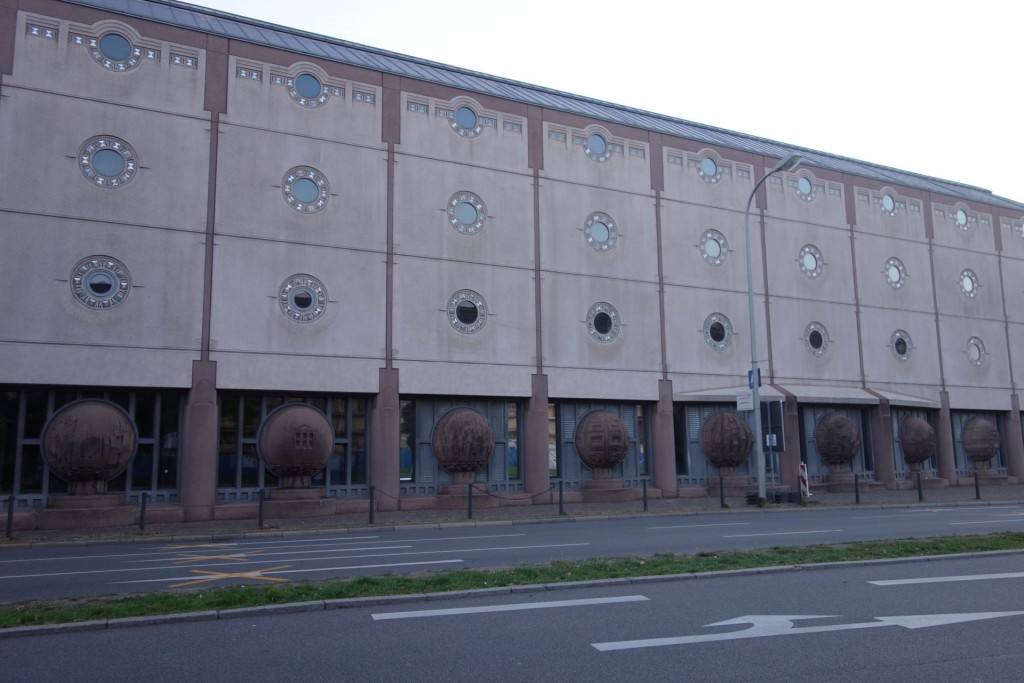 Mannheim, Bauwerk von Gottfried Böhm (Bild: Turit Fröbe)
