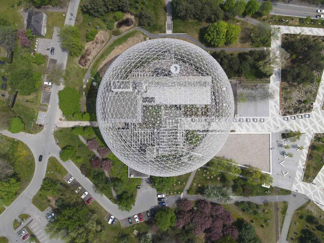 Montréal, Biosphäre, Richard Buckminster Fuller, 1967 (Bild: Philipp Meuser)