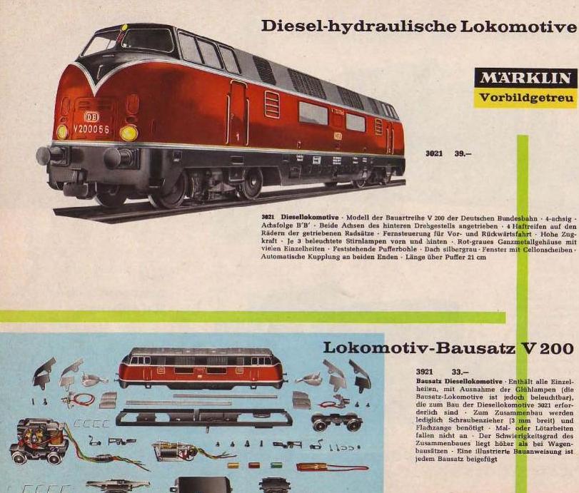 Ein Blick in den Märklin-Katalog des Jahres 1965