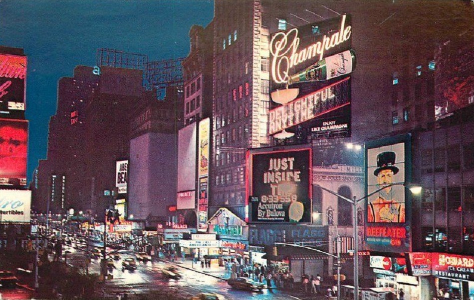New York (Bild: historische Postkarte, 1960er Jahre)