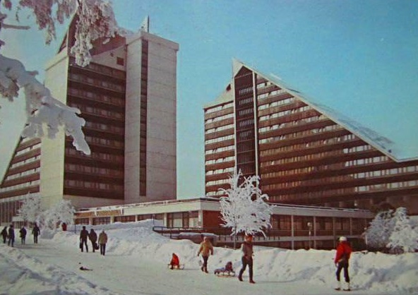 Oberhof, Hotel Panorama (Bild: historische Postkarte, Auslese-Verlag, Bald Salzungen)
