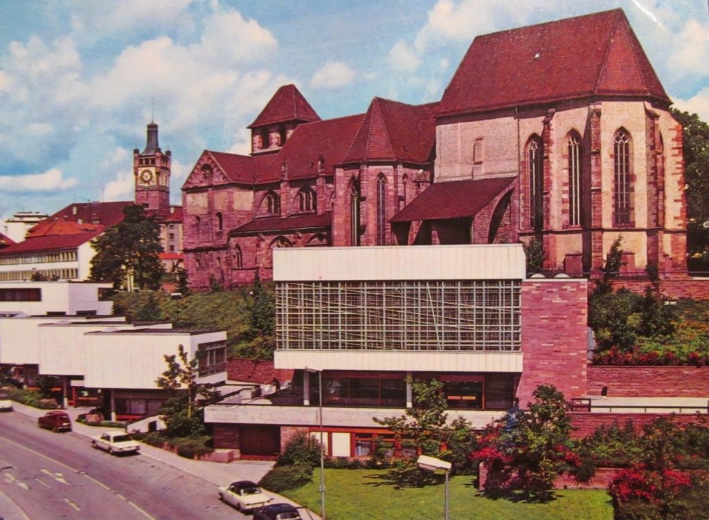 Pforzheim, Sclloßberg mit Lutherhaus (Bild: historische Postkarte)