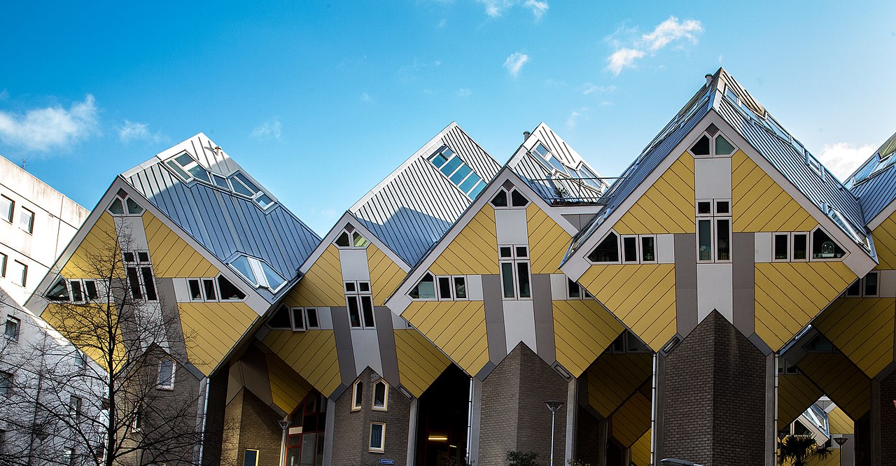 Rotterdam, Kubushäuser (Bild: Wolfgang Weber, CC BY 3.0)