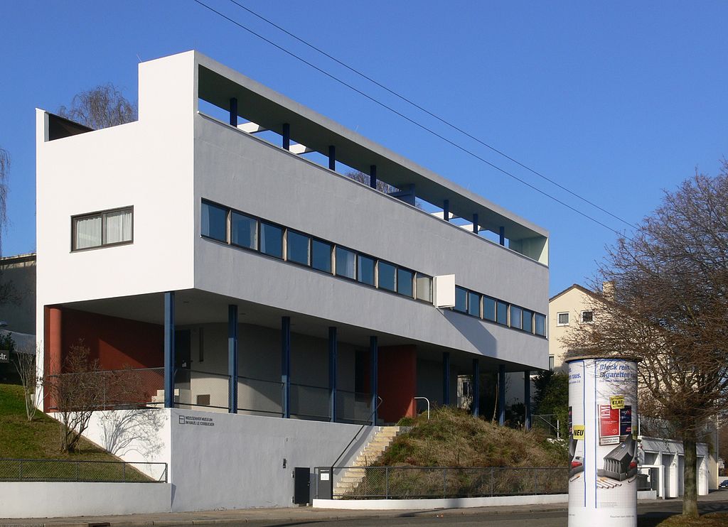 Weißenhofsiedlung, Haus Le Corbusier/Jeanneret (Bild: A. Praefcke, CC BY 3.0)