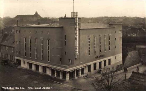 Weißenfels, Gloria, zur Zeit der Einweihung (Bild: historische Postkarte, um 1928)