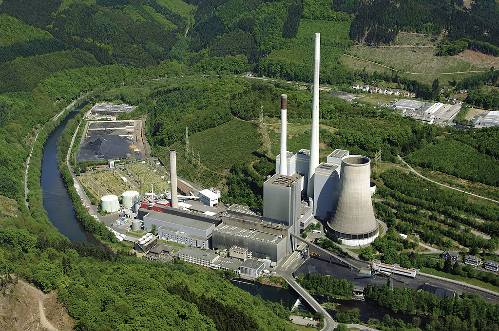 Werdohl Elverlingsen, Kohlekraftwerk (Bild: Dr. G. Schmitz, CC BY-SA 3.0)