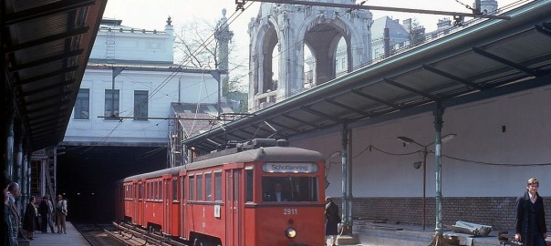 Wien, Stadtbahn, Stadtpark (Bild: TARS631, 1978)