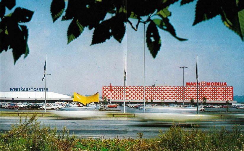 Wertkauf/MannMobilia Wiesbaden-Schierstein 1970er Jahre (Prospektscan: Peter Liptau)