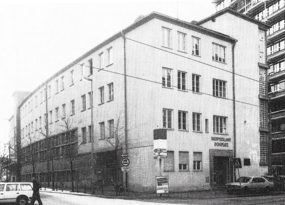 Frankfurt, Zollamt, 1983 (Bild: Copyright Archiv des Referats für Denkmalpflege Frankfurt am Main)