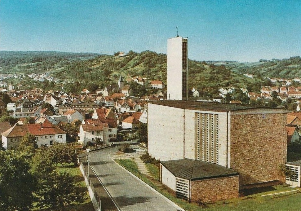 Bad Orb, St. Michael (Bild: historische Postkarte)