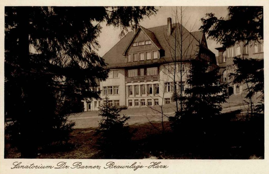 Braunlage, Sanatorium Dr. Barner (Bild: historsiche Postkarte)