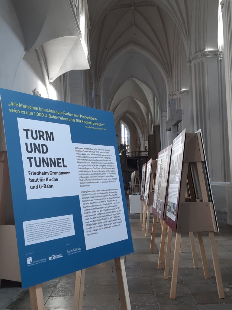 Greifswald, Dom, Ausstellung "Turm und Tunnel" (Bild: Karin Berkemann, September 2023)