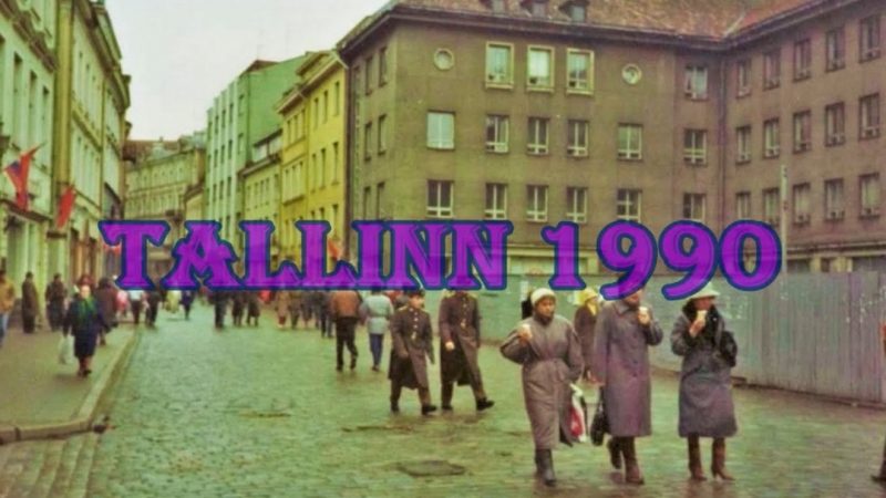 Tallinn im Jahr 1990 (Bild: youtube-Still)